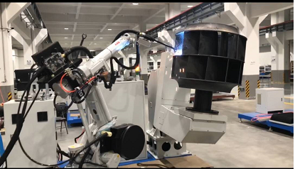 机器人焊接叶轮